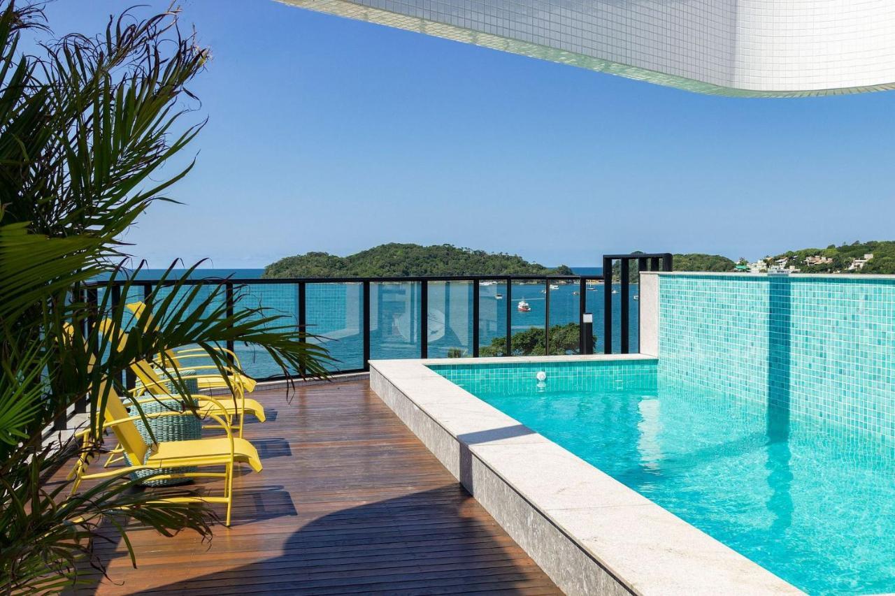 Aion Suites 303 - Lindo Apartamento Com Vista Para O Mar, A 60M Da Praia De Bombinhas, Com Piscina E Academia No Rooftop. Esterno foto