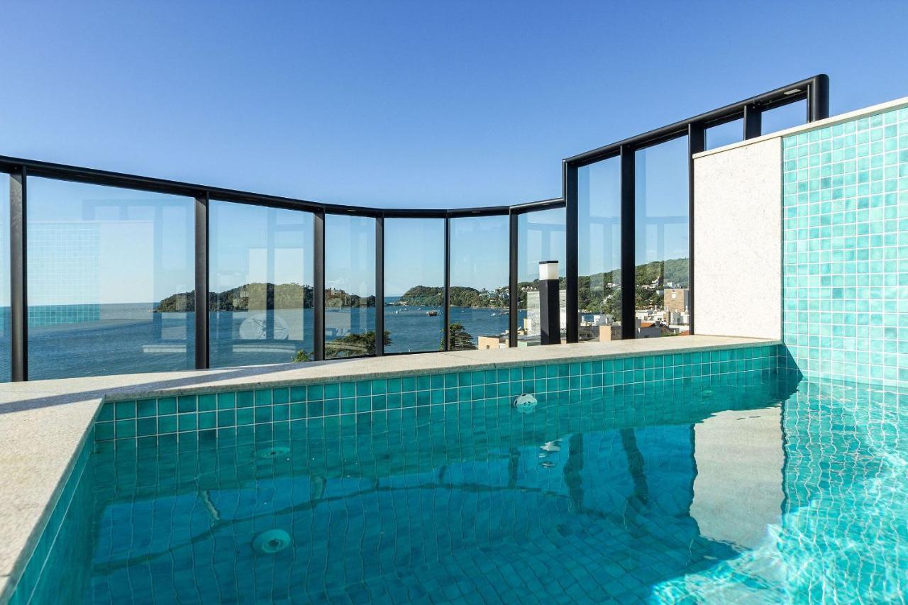 Aion Suites 303 - Lindo Apartamento Com Vista Para O Mar, A 60M Da Praia De Bombinhas, Com Piscina E Academia No Rooftop. Esterno foto