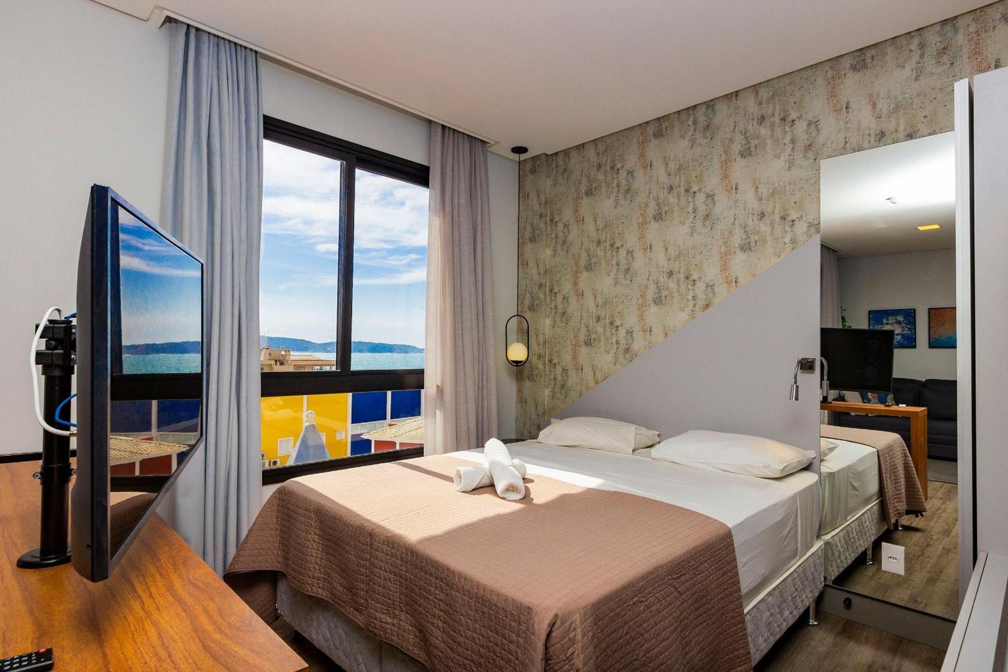 Aion Suites 303 - Lindo Apartamento Com Vista Para O Mar, A 60M Da Praia De Bombinhas, Com Piscina E Academia No Rooftop. Esterno foto